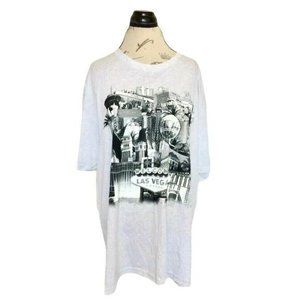 Welcome to Las Vegas Unisex Size XXL T-Shirt Gray Short Sleeve Souvenir Casino